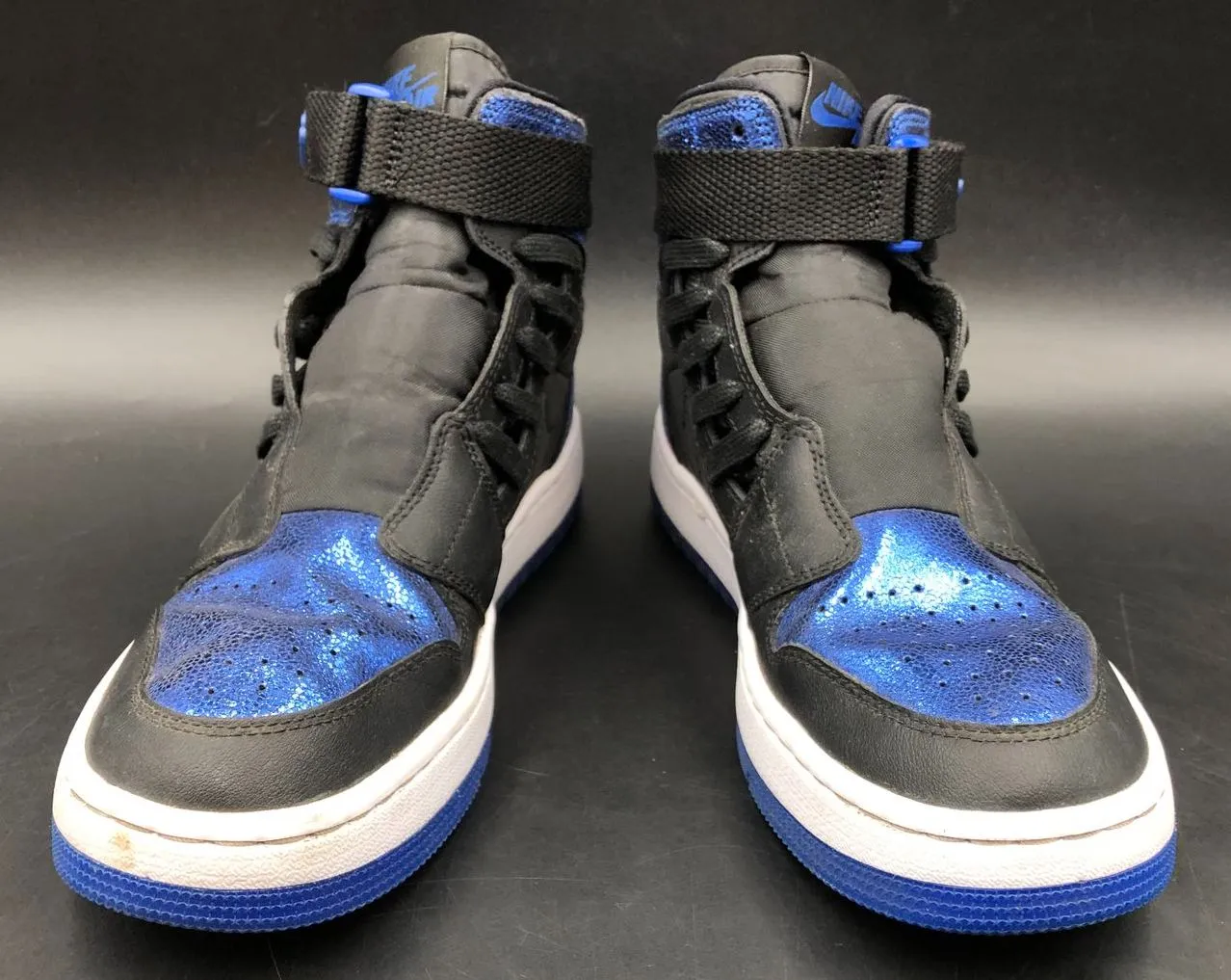 Nike Air Jordan 1 Nova XX 'Black Game Royal Blue' Women's Sneakers - 8.5 ( COA)