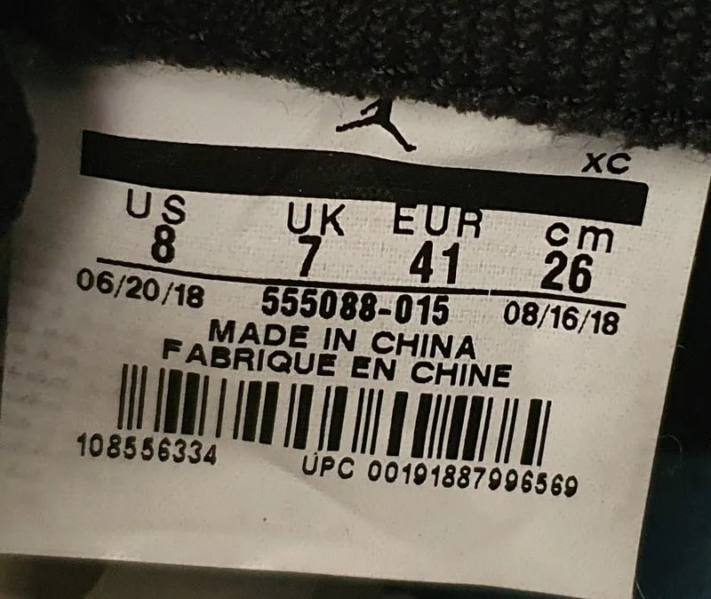 Nike Air Jordan 1 Sports Illustrated Trainers UK7/US8/E41 555088-015 Black/White
