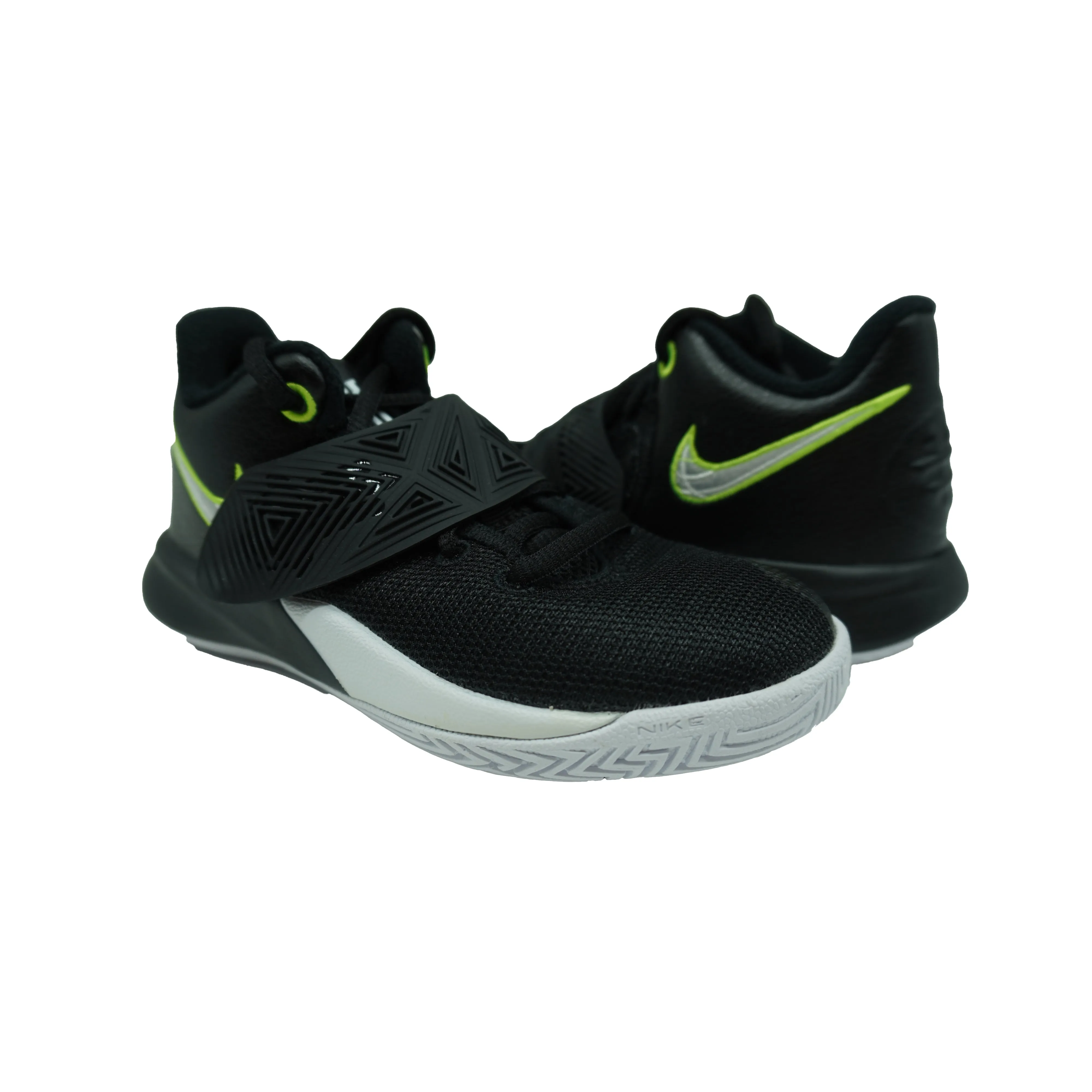 Nike Boy's Kyrie Flytrap Basketball Athletic Shoes Black White Size 11 C