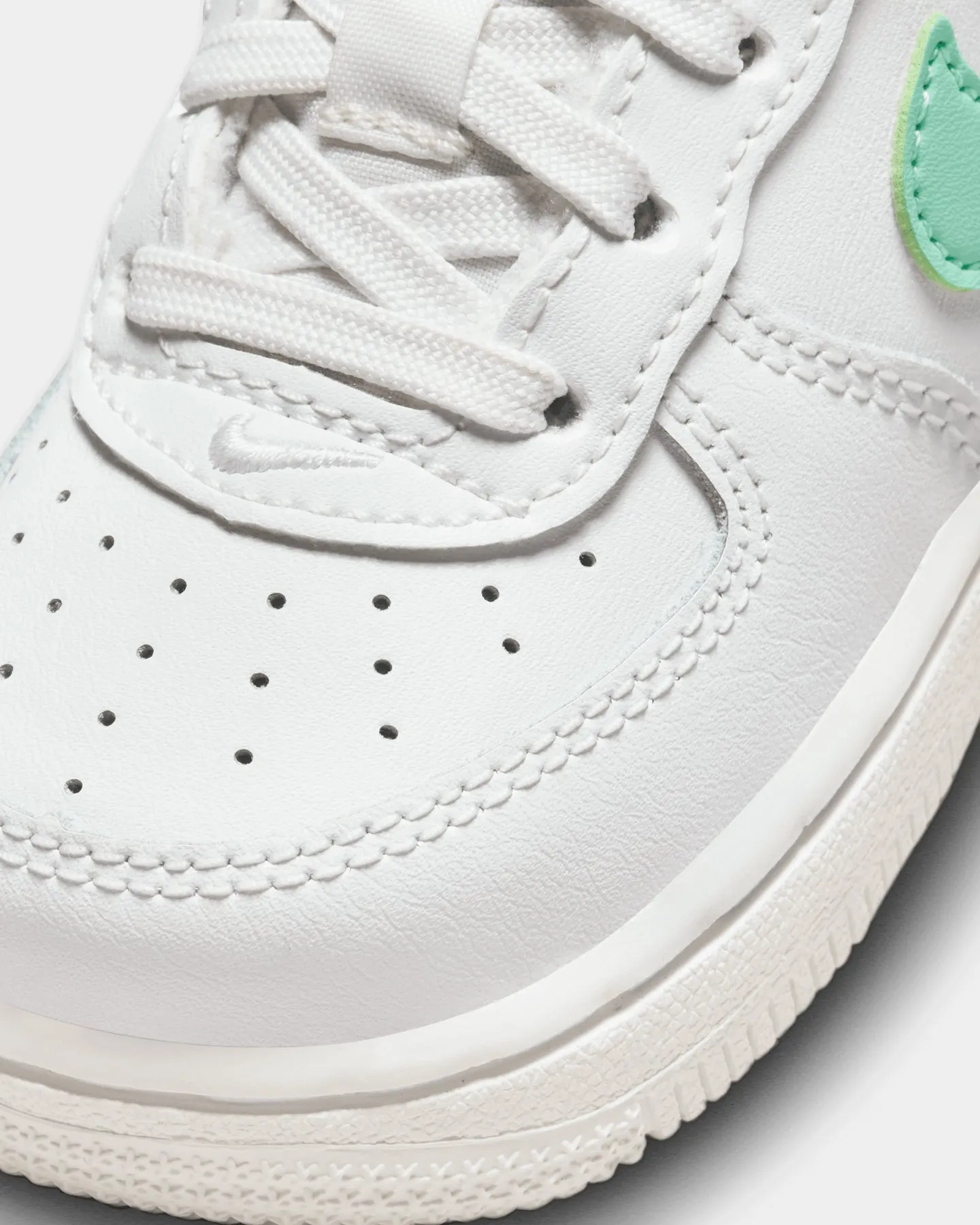 Nike Infants' Force 1 Low (TD) Summit White/Emerald Rise
