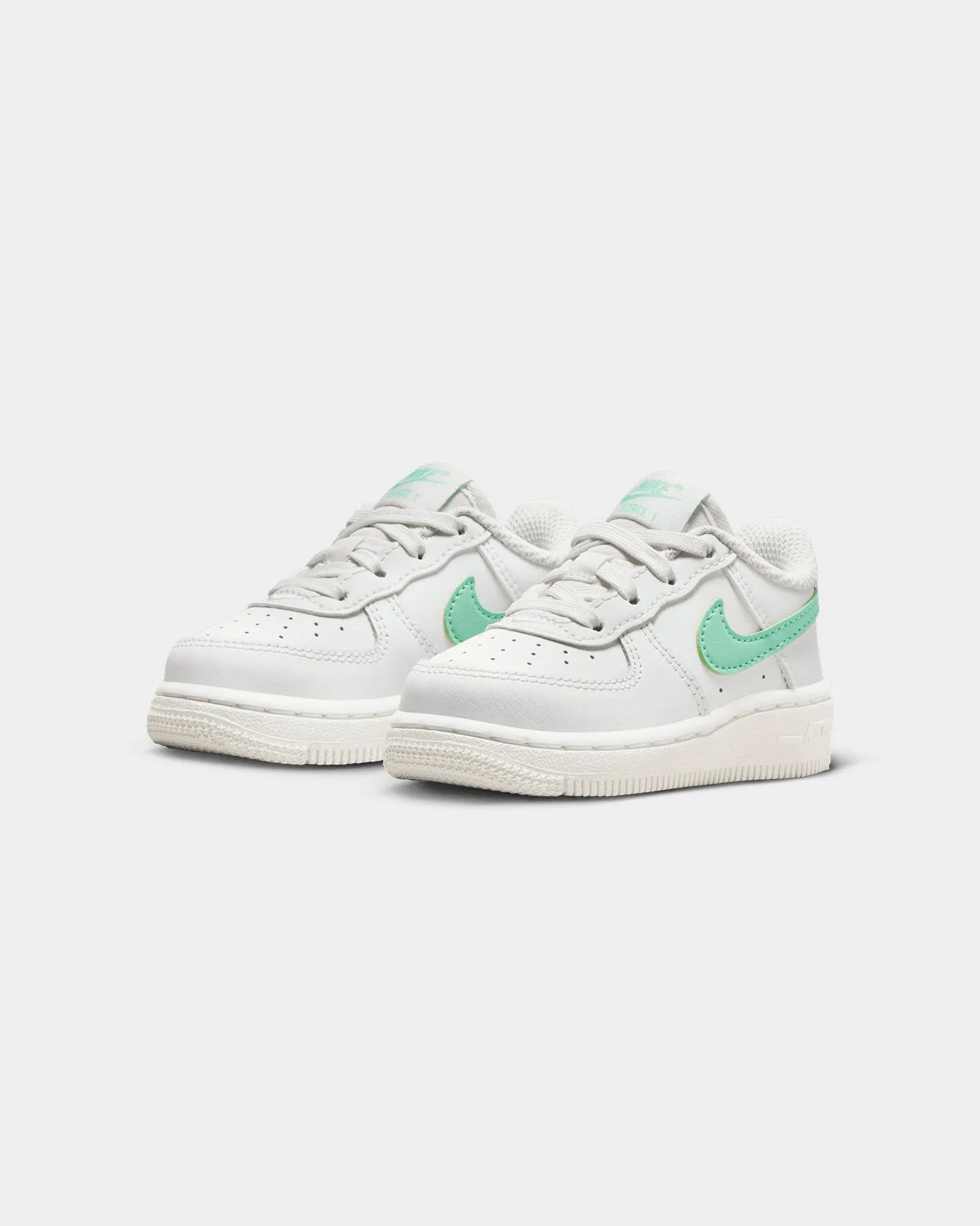 Nike Infants' Force 1 Low (TD) Summit White/Emerald Rise