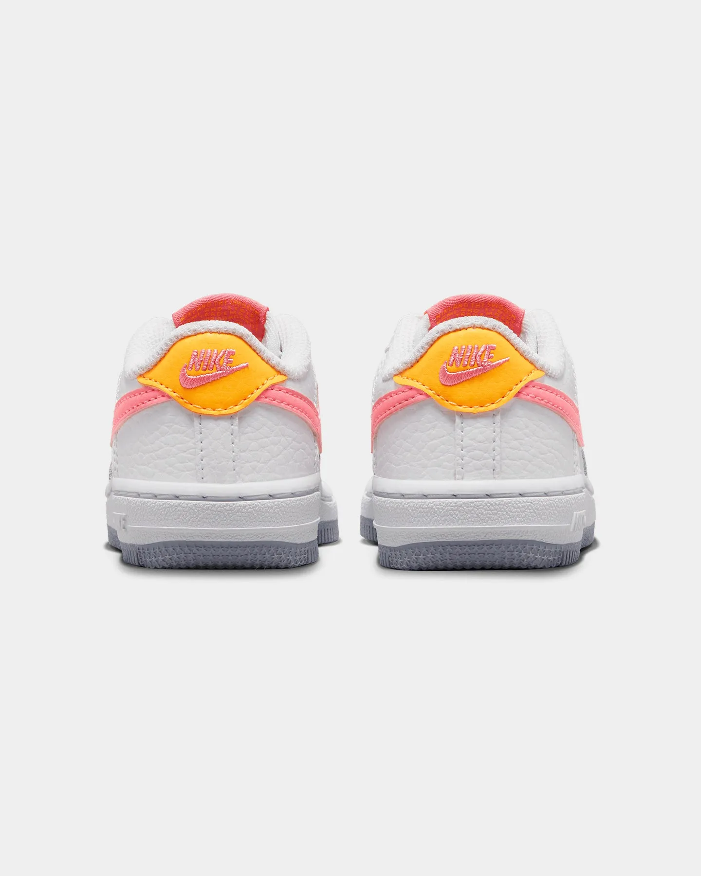Nike Infants' Force 1 Low (TD) White/Coral Chalk