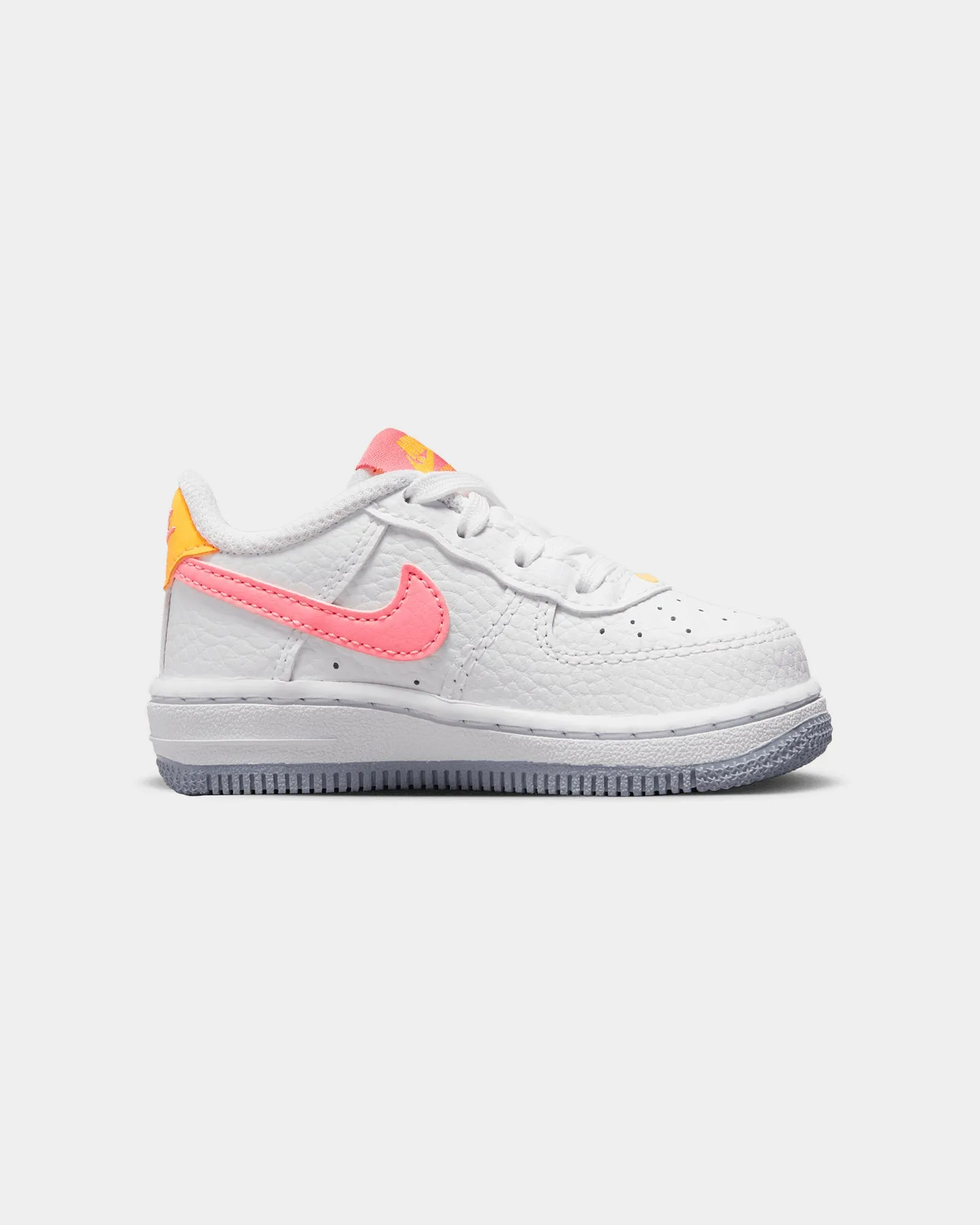 Nike Infants' Force 1 Low (TD) White/Coral Chalk