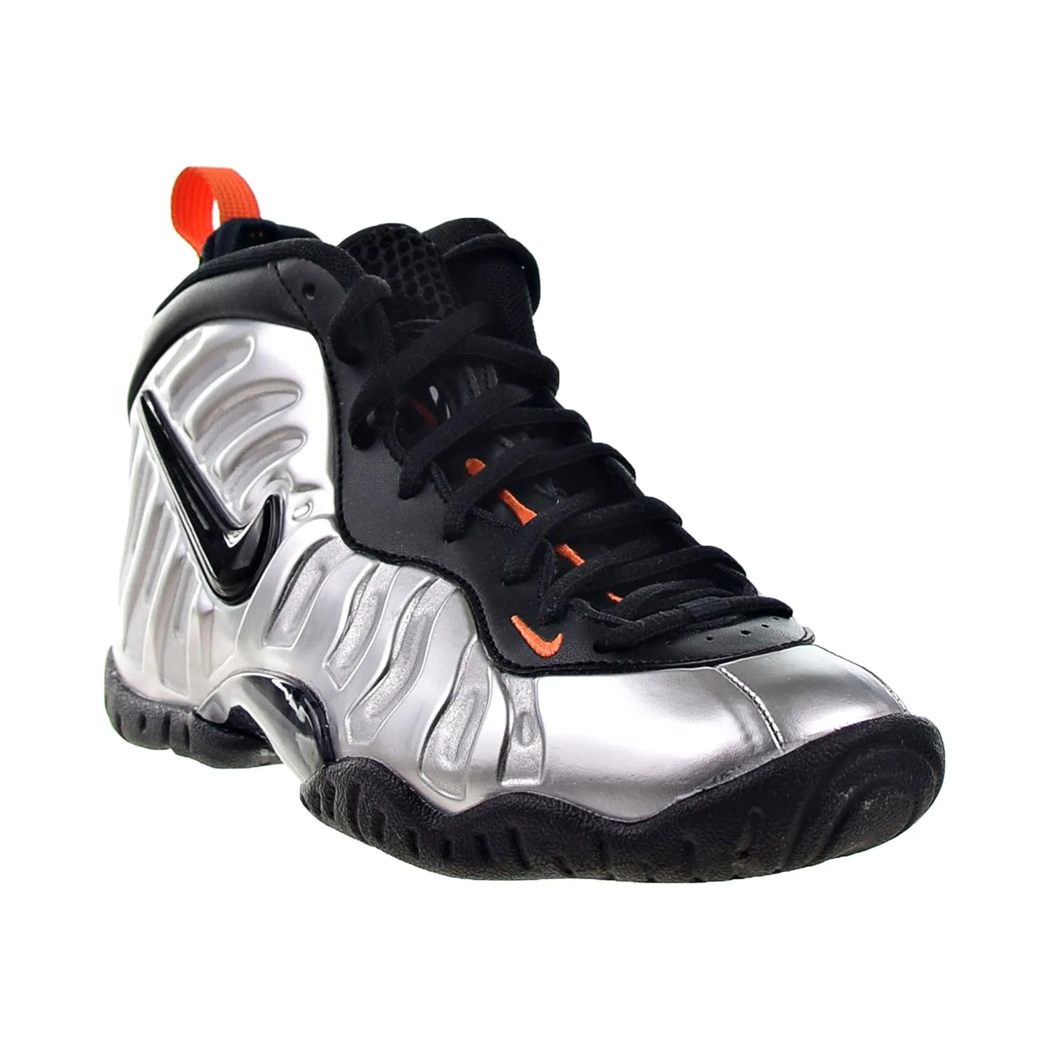 Nike Little Posite Pro Big Kids' Shoes Silver-Black