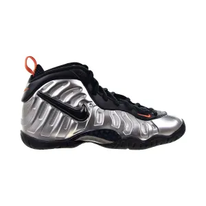 Nike Little Posite Pro Big Kids' Shoes Silver-Black