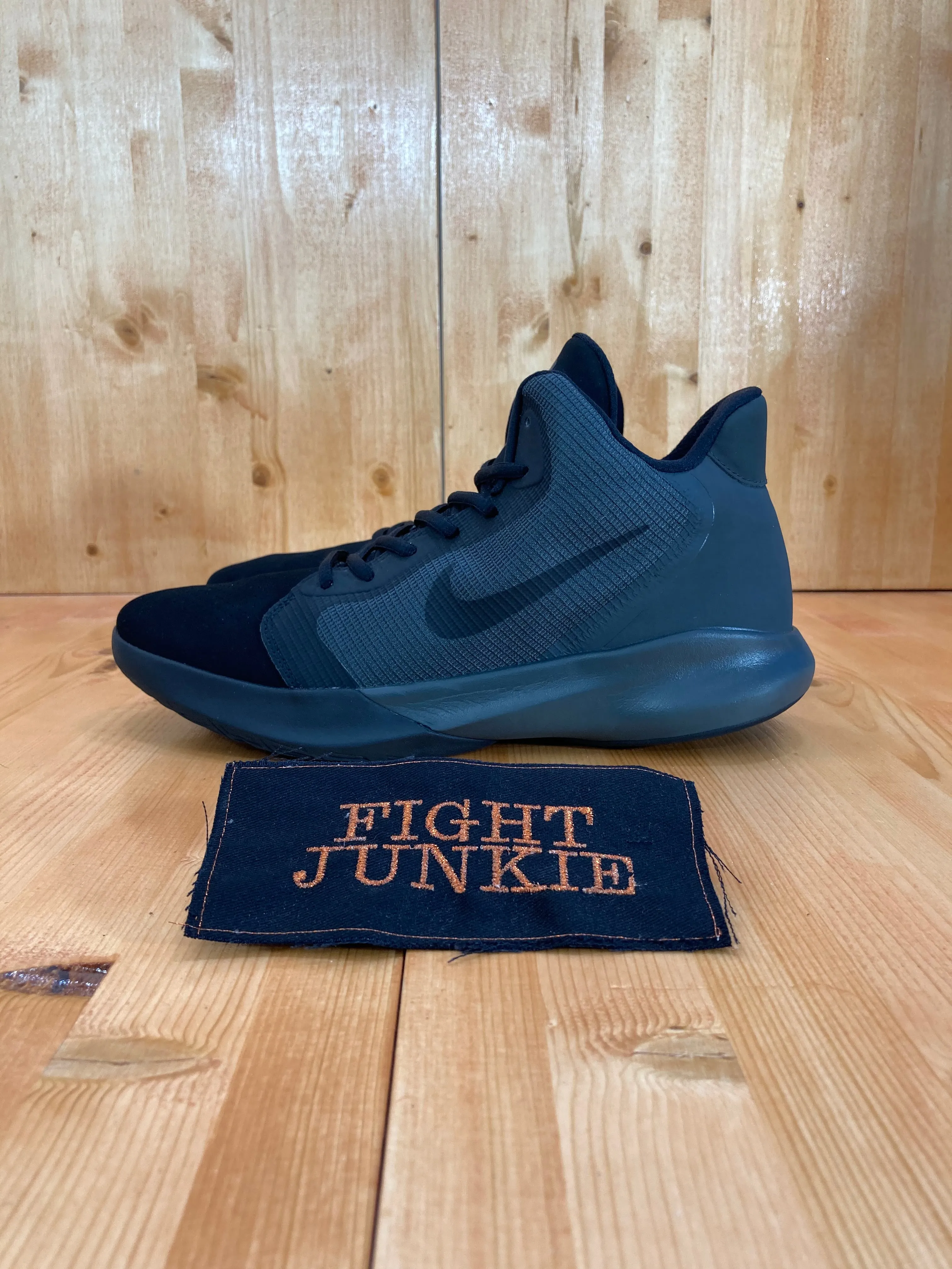 NIKE PRECISION III NBK Mens Size 11.5 Shoes Sneakers Triple Black