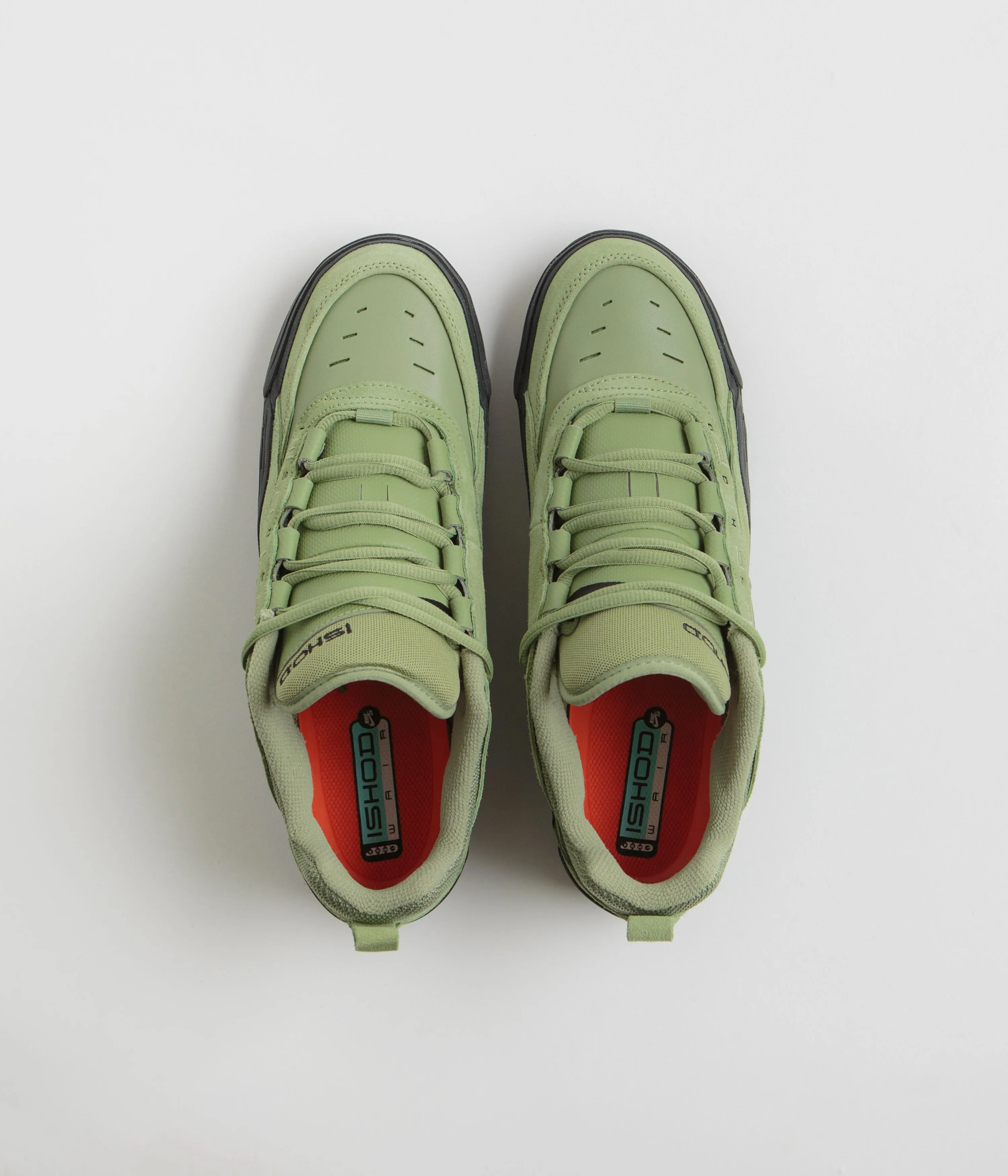 Nike SB Air Max Ishod Shoes - Oil Green / Oil Green - Oil Green