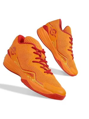 Nivia Warrior 2.0 Basketball Shoe/Soft Cushion Eva Inner Insole Better Fit/Smooth, Comfortable Shoes (Orange)