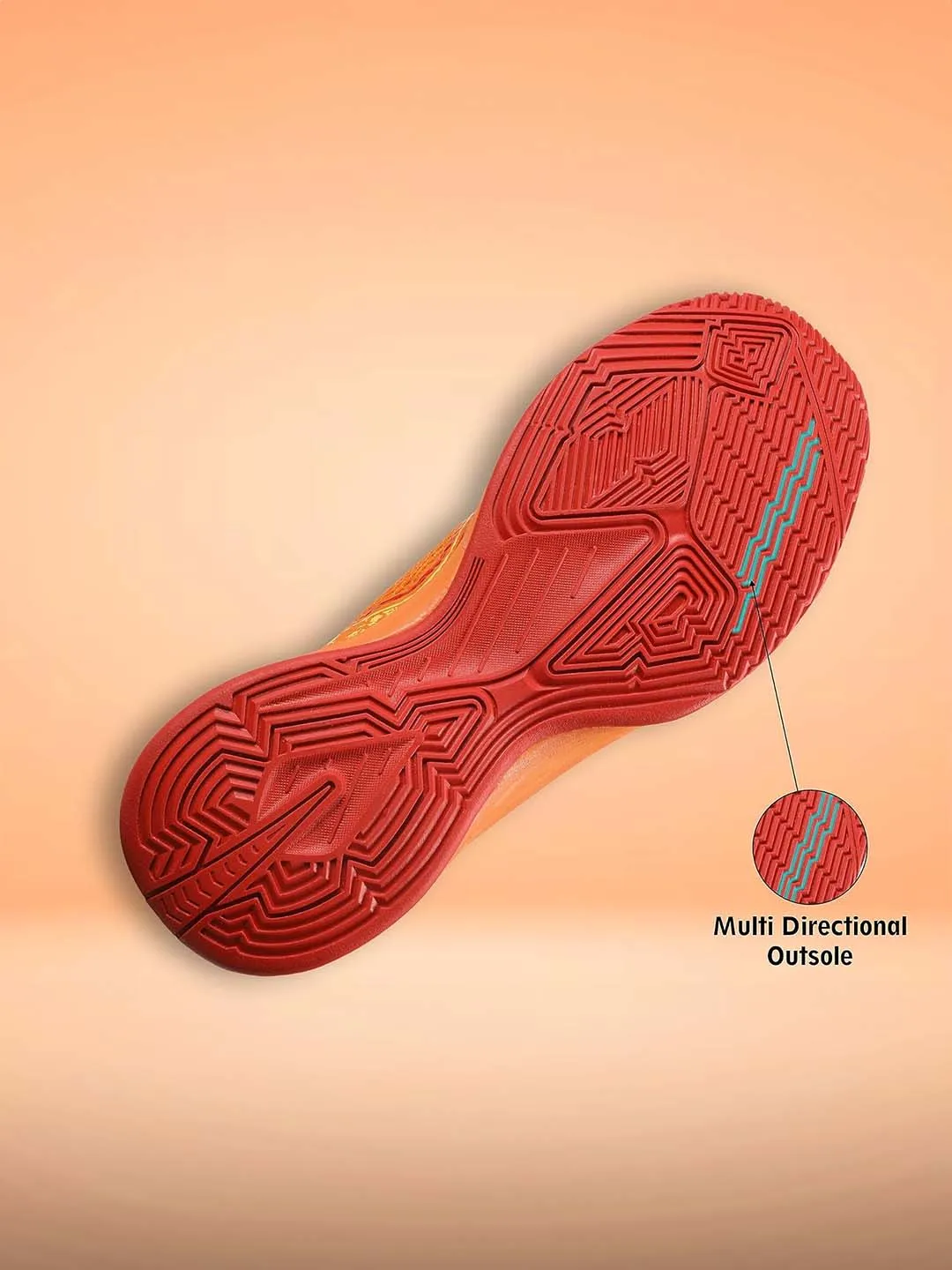 Nivia Warrior 2.0 Basketball Shoe/Soft Cushion Eva Inner Insole Better Fit/Smooth, Comfortable Shoes (Orange)