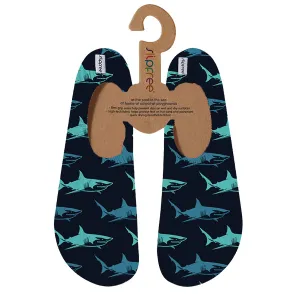 Older Kids Big Blue Sharks Slipfree Shoes