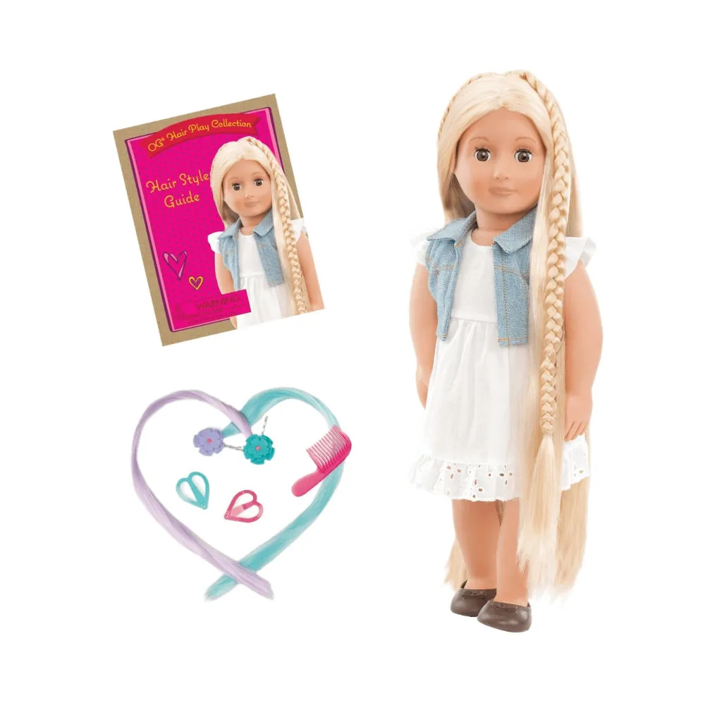 Our Generation Hairplay Doll Phoebe 18Inch Blonde
