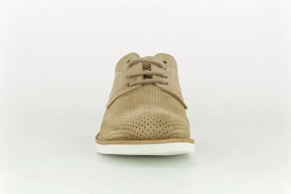 Pablosky Taupe Leather Boys Shoe - 708238