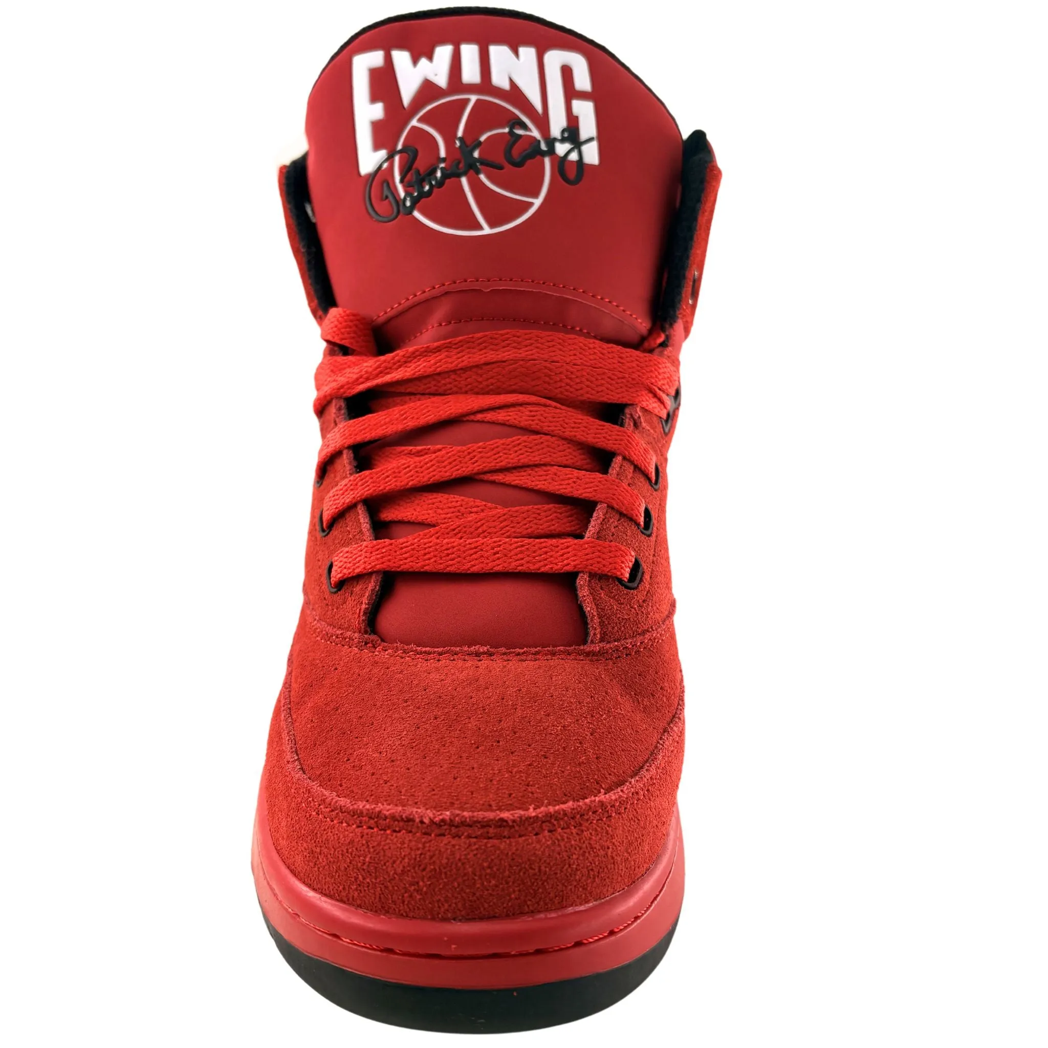 Patrick Ewing Athletics Men's 1EW90013-601 33 HI OG Red Black White Basketball Shoes