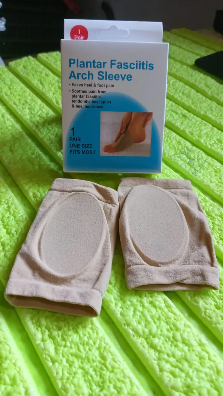 Plantar Fasciitis Cushion Arch Support for Men & Women (1 Pair)