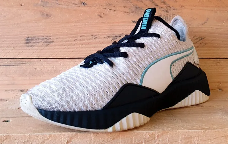 Puma Defy Textile Low Trainers UK5/US7.5/EU38 190949 03 White/Black/Blue