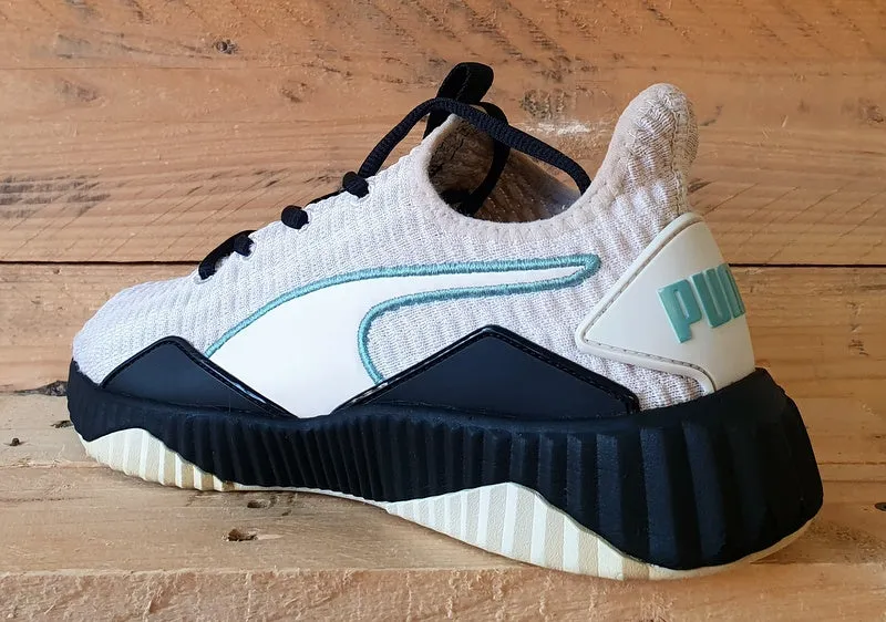 Puma Defy Textile Low Trainers UK5/US7.5/EU38 190949 03 White/Black/Blue