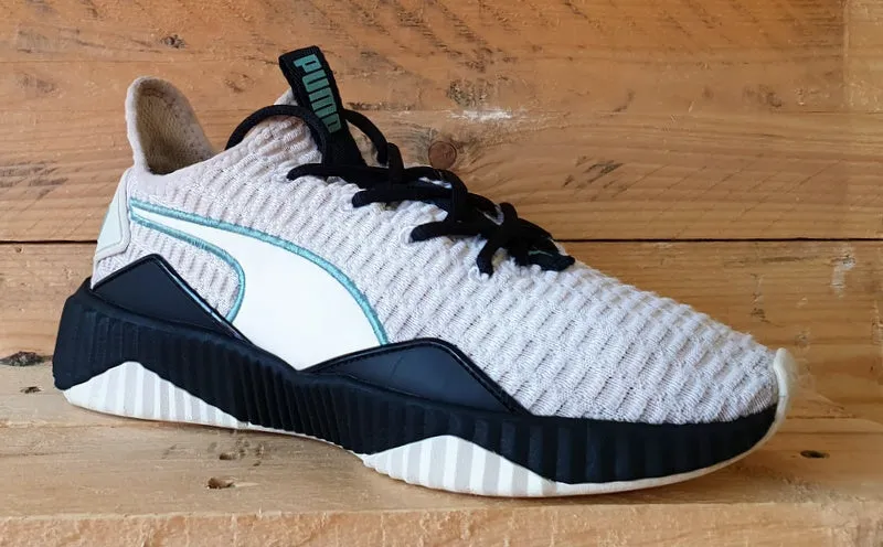 Puma Defy Textile Low Trainers UK5/US7.5/EU38 190949 03 White/Black/Blue