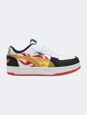 Puma X Hot Wheels Caven 2.0 Boys Lifestyle Shoes Black/Red