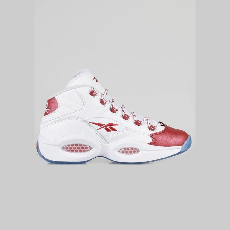 Question Mid - White/Vector Red