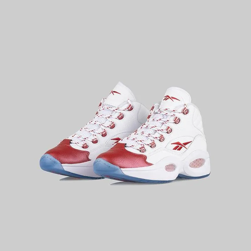 Question Mid - White/Vector Red