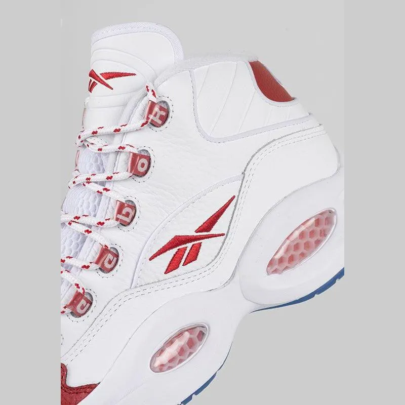 Question Mid - White/Vector Red