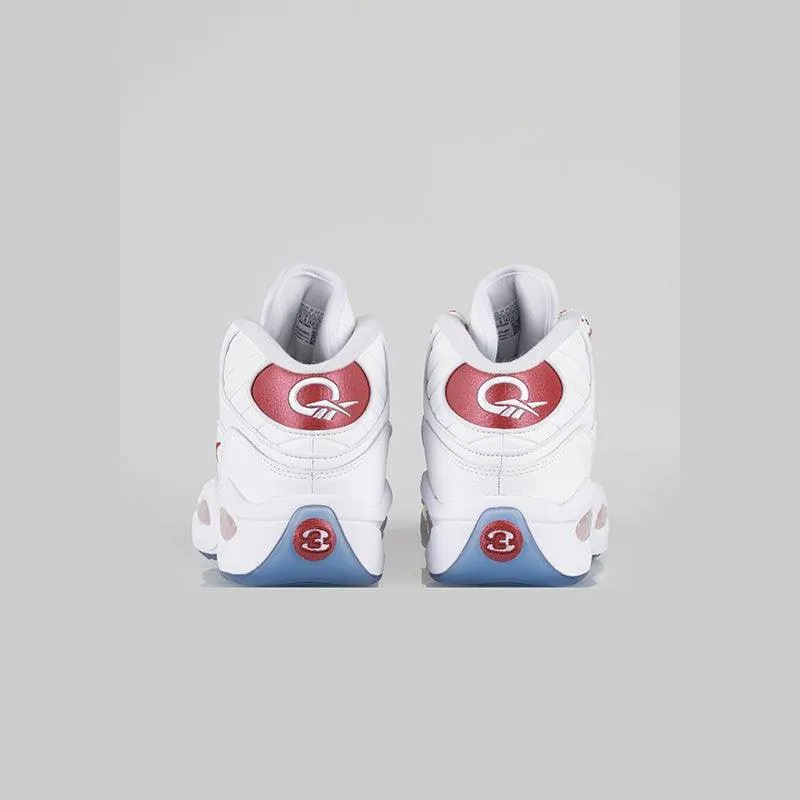 Question Mid - White/Vector Red