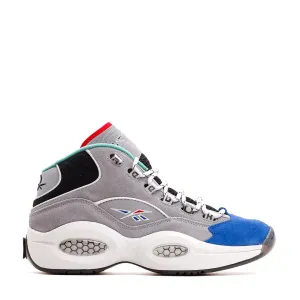 Reebok Classics Basketball Men Question Mid Allen Iverson Draft Night Grey Blue GZ7283
