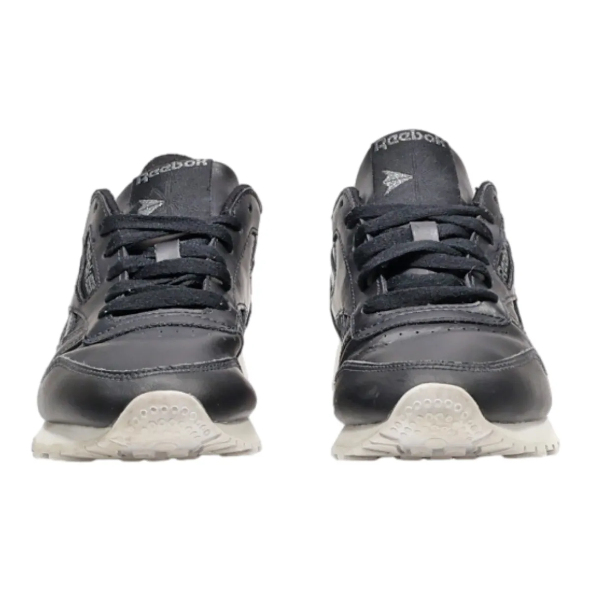 REEBOK Sneaker Trainers Black Leather Womens UK 3.5