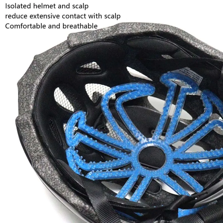 Riding Silicone Helmet Inner Pad Anti-Pressure Hair Breathable Portable Helmet Pad(Blue)