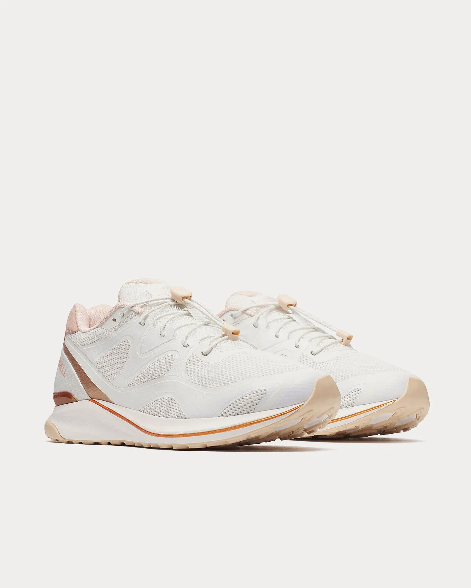 Skyquest Trek White / Rose Gold Low Top Sneakers