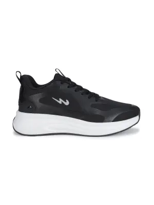 SNUG Black Men's Sports Shoes