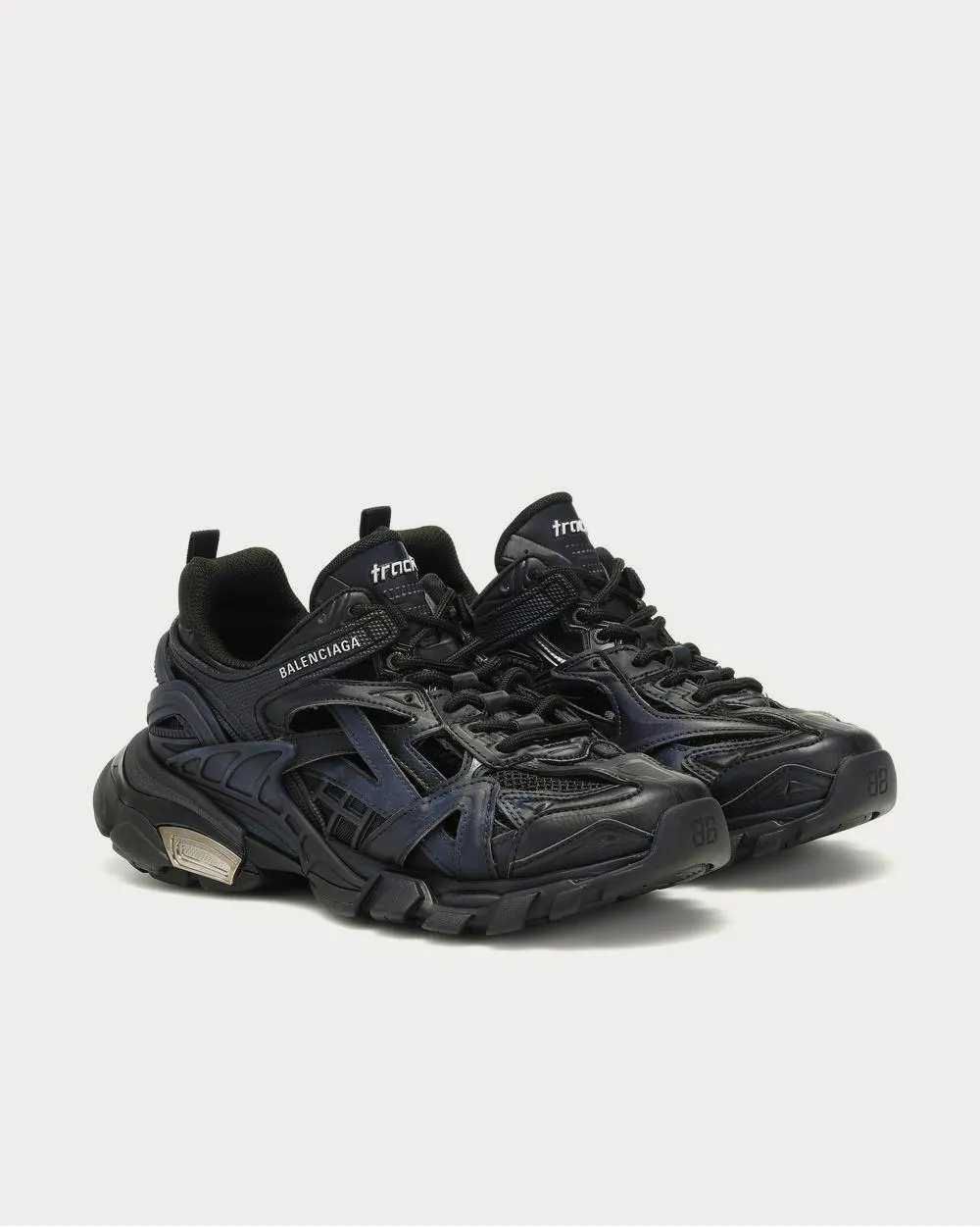 Track Black Low Top Sneakers