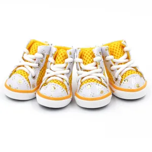 Trendy High-Top Breathable Mesh Anti-Slip Dog Sports Shoes