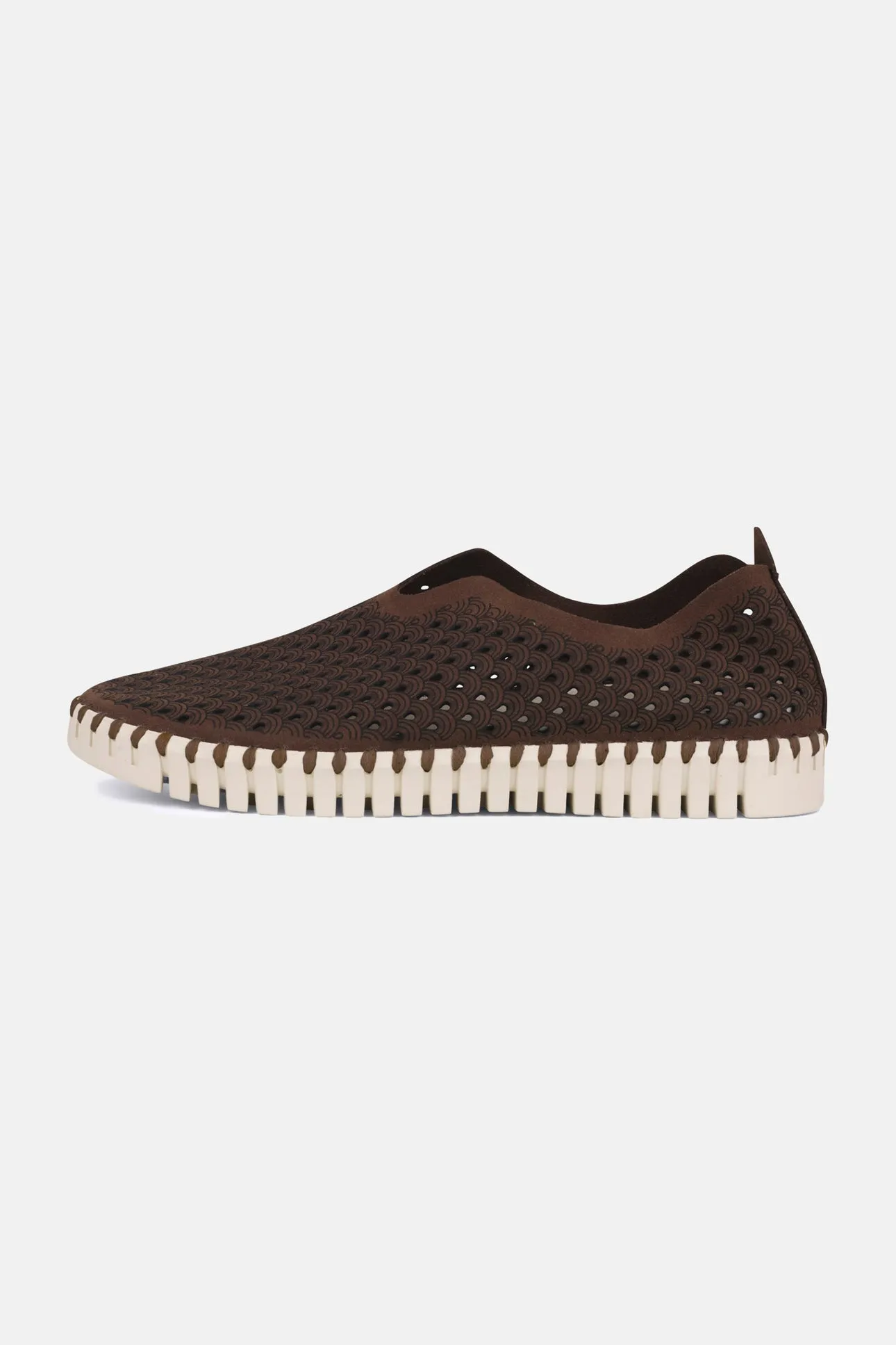 TULIP SLIP ON SHOE BROWN