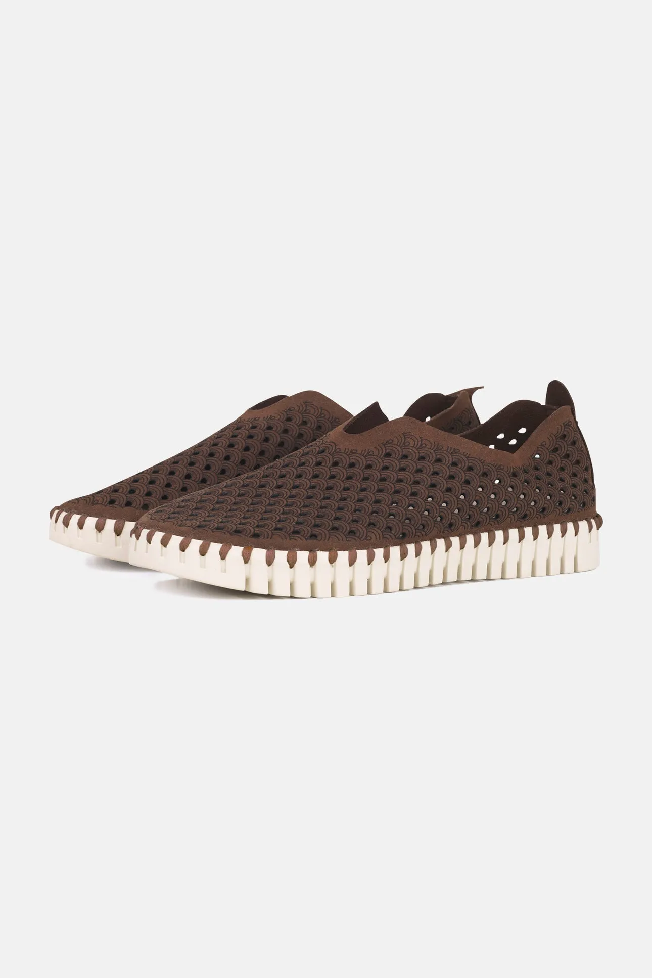 TULIP SLIP ON SHOE BROWN