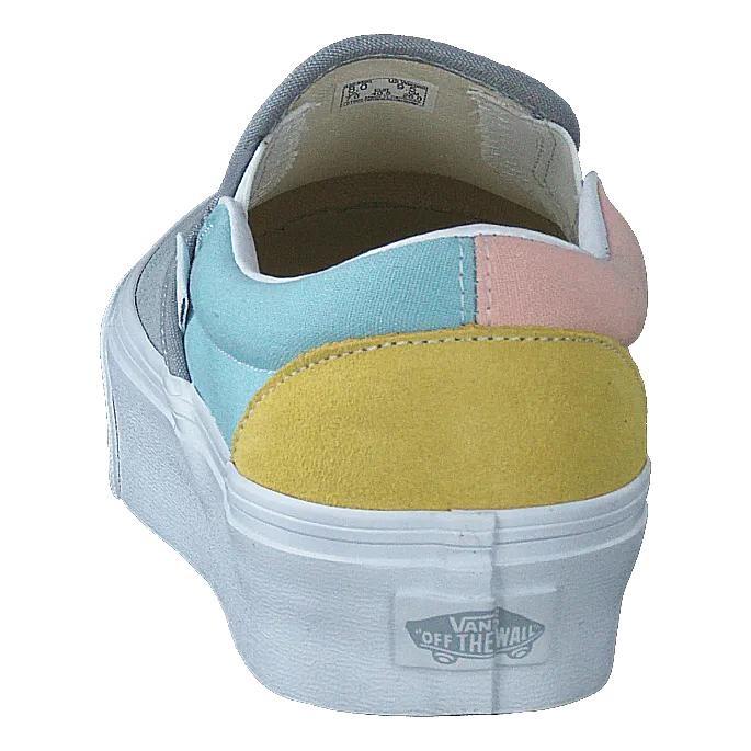 Ua Classic Slip-on Platform (color Block)pastel/trwht