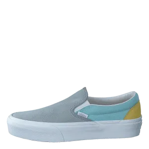 Ua Classic Slip-on Platform (color Block)pastel/trwht