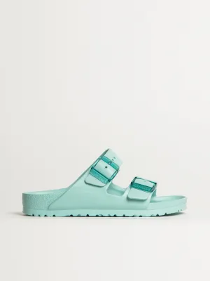 WOMENS BIRKENSTOCK ARIZONA STEALTH EVA SANDALS - AQUA