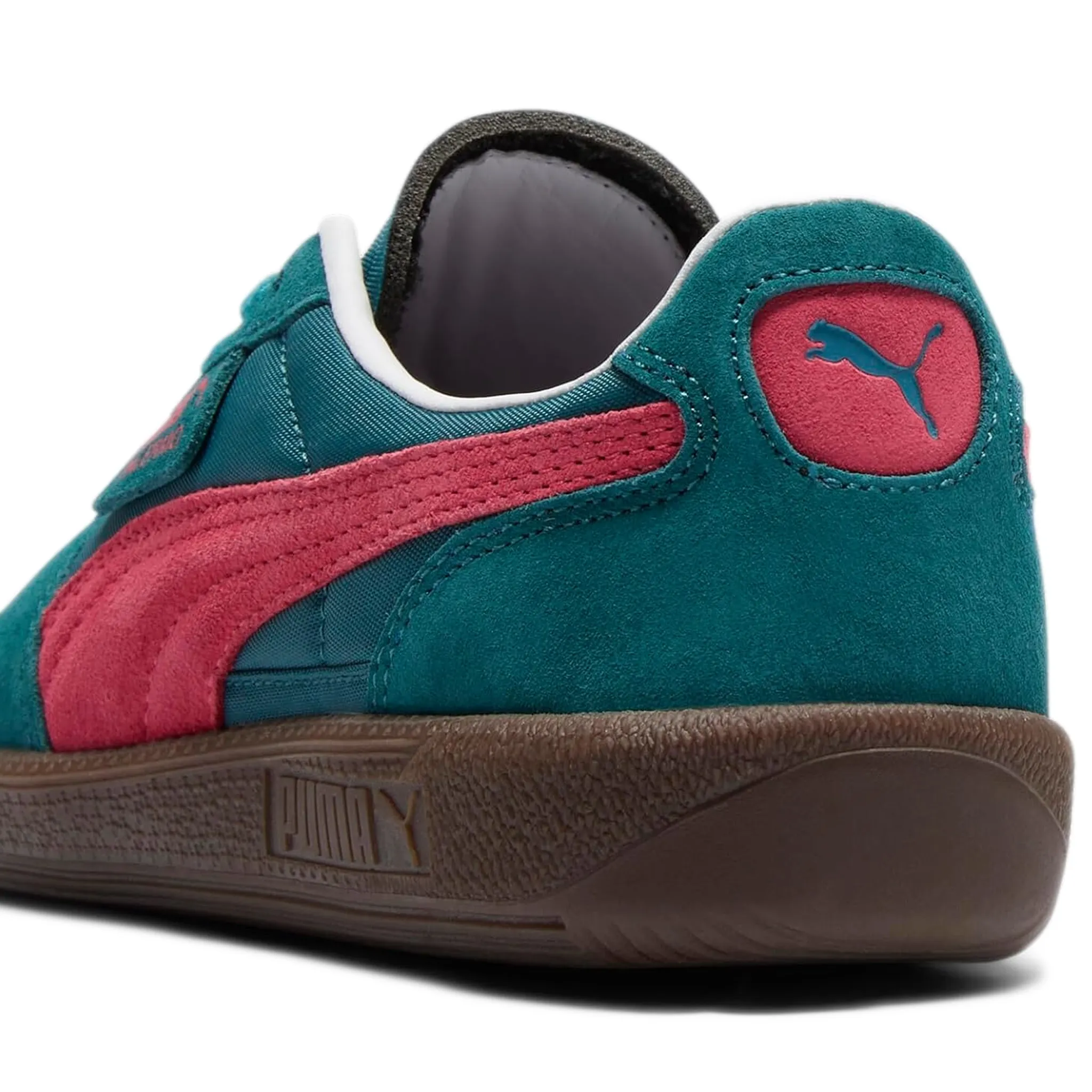 Women's Puma Palermo Play Paris Shoes - Cold Green/Tart Cherry