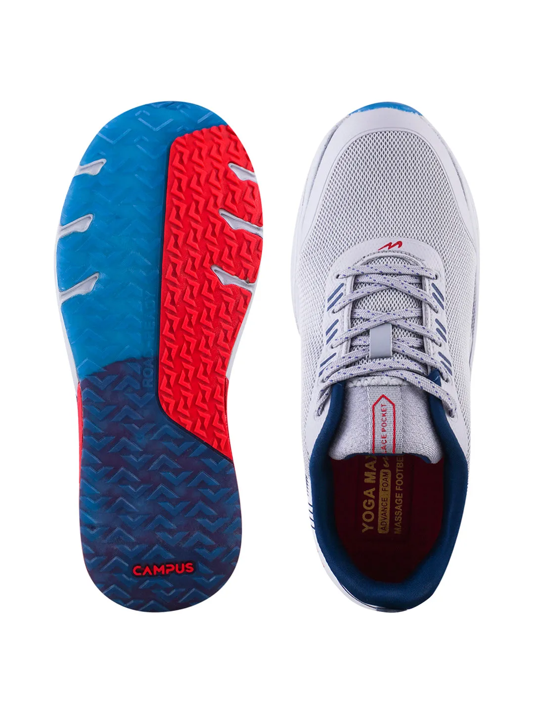 ZAGTO Grey Men's Sports Shoes